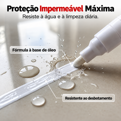 ✨ Renove as juntas dos azulejos em poucos segundos – Marcador à prova de água de precisão para a renovação da casa! ✨