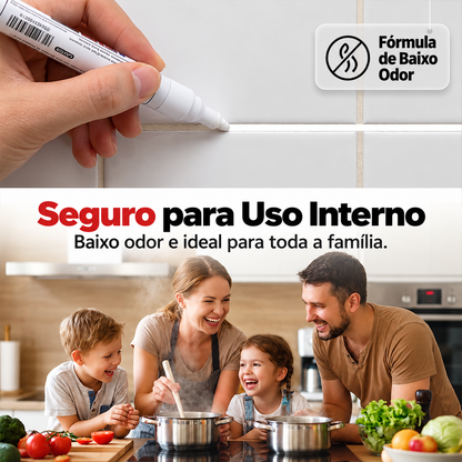 ✨ Renove as juntas dos azulejos em poucos segundos – Marcador à prova de água de precisão para a renovação da casa! ✨