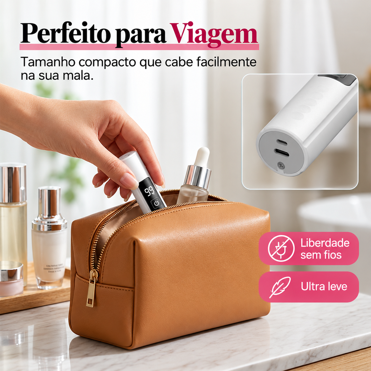 Lixadora de unhas elétrica profissional
